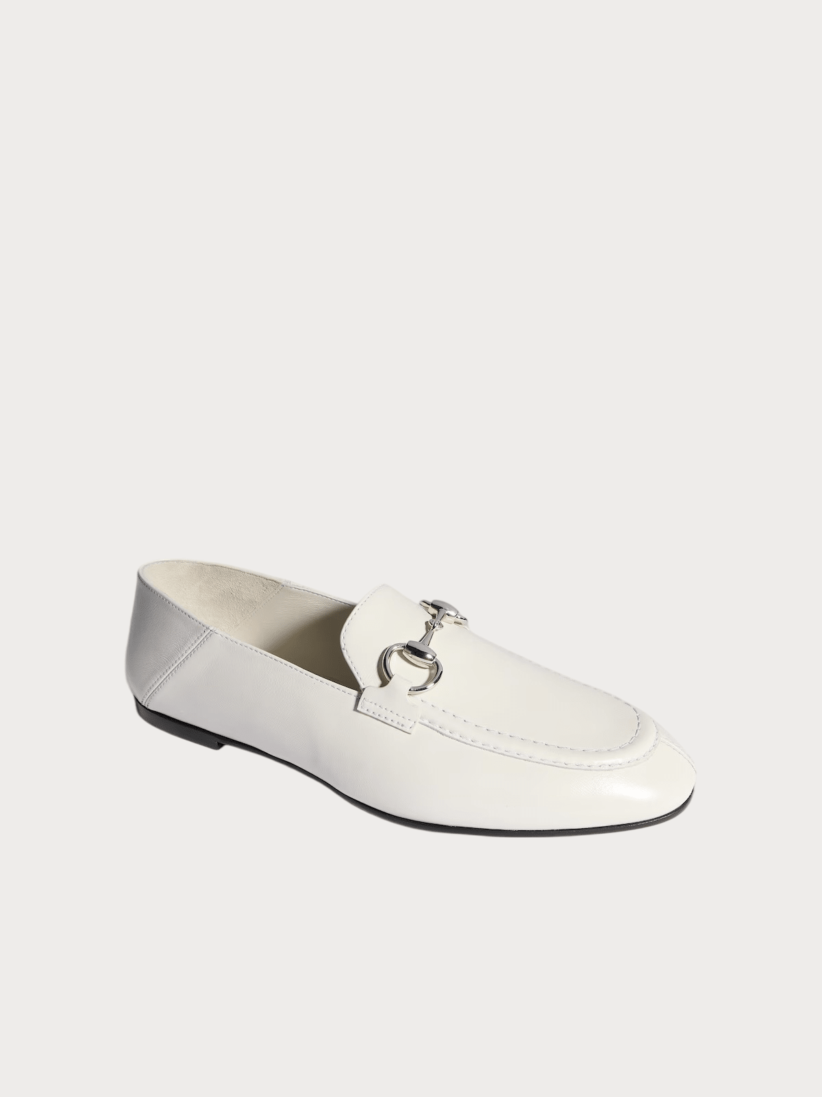 GUCCI 白ローファー 8 1/2 B GUCCI Women's Loafer with Horsebit(White) | LONDONKELLY