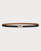 HERMES Focus Belt Buckle & Reversible Leather Strap | 爱马仕 双面皮带 (黑/啡色/玫瑰金扣) - LONDONKELLY 英国名牌代购
