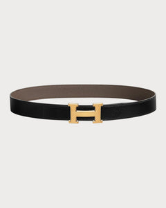 HERMES H Belt Buckle & Reversible Leather Strap | 爱马仕 双面皮带 (32MM/ 多色金扣) - LONDONKELLY 英国名牌代购