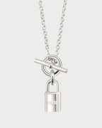HERMES Kelly Cadenas Pendant | 爱马仕 颈链 (银色) - LondonKelly 英国名牌代购