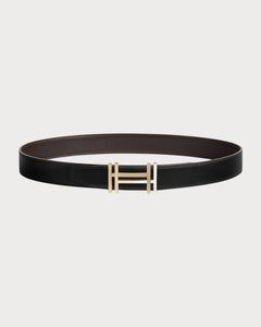 HERMES Men's H Au Carre Belt Buckle & Reversible Leather Strap | 爱马仕 男仕双面皮带 (32MM/ 多色) - LONDONKELLY 英国名牌代购