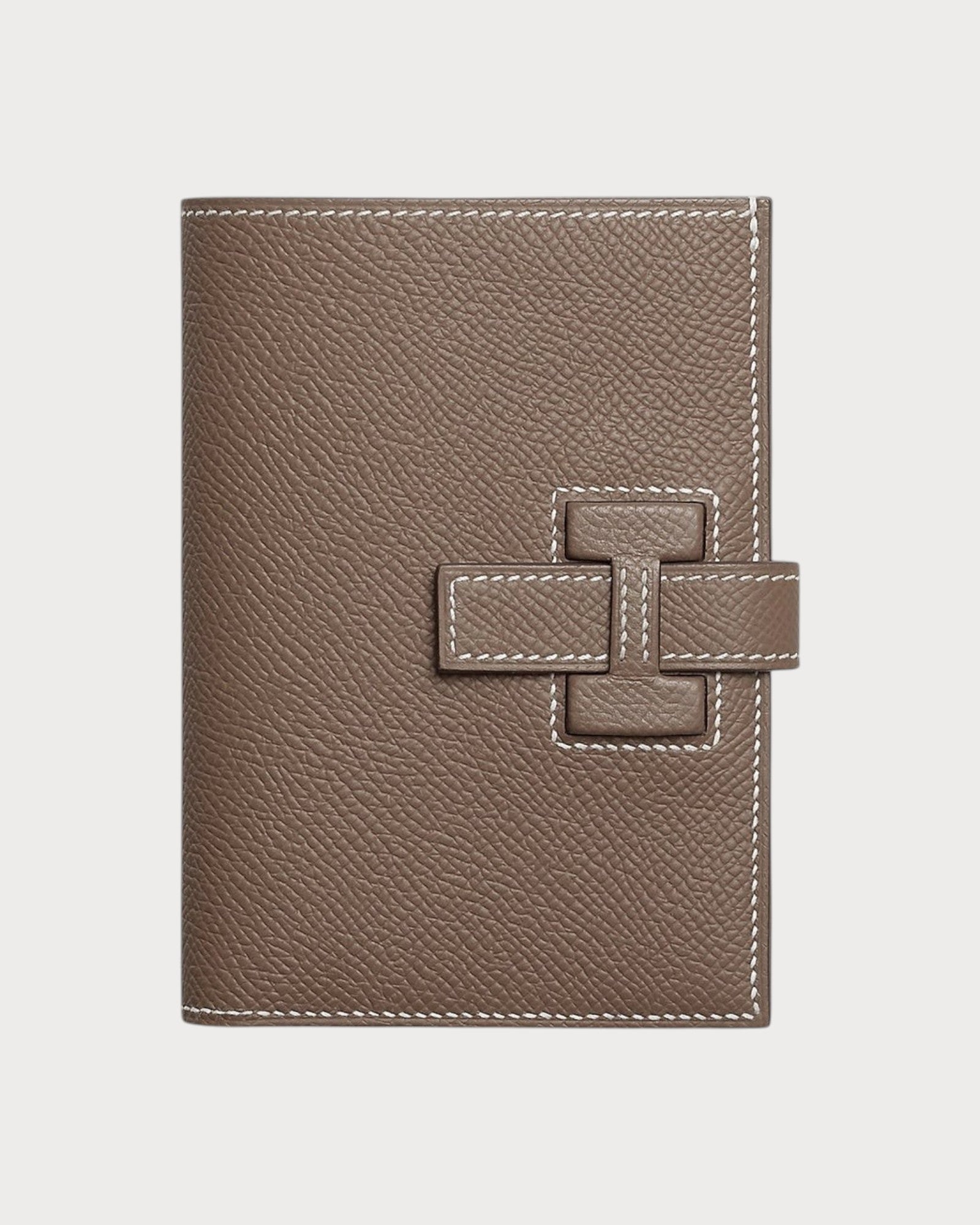 HERMES New H Passant Compact Wallet Epsom Leather(Many