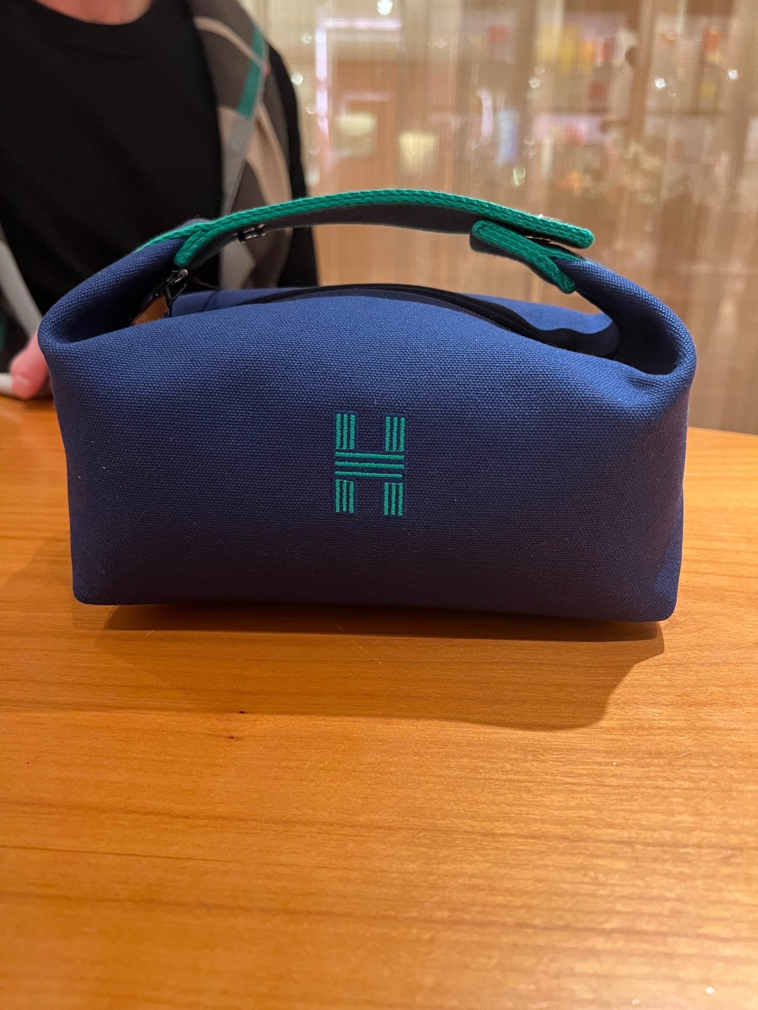 HERMES Trousse De Toilette Bride A Brac Cotton(Blue) | LONDONKELLY