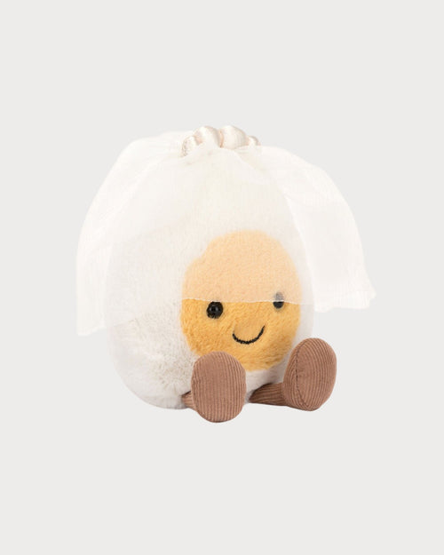 JELLYCAT Amuseables Boiled Egg Bride | 水煮蛋新娘 (白色) - LondonKelly 英國名牌代購
