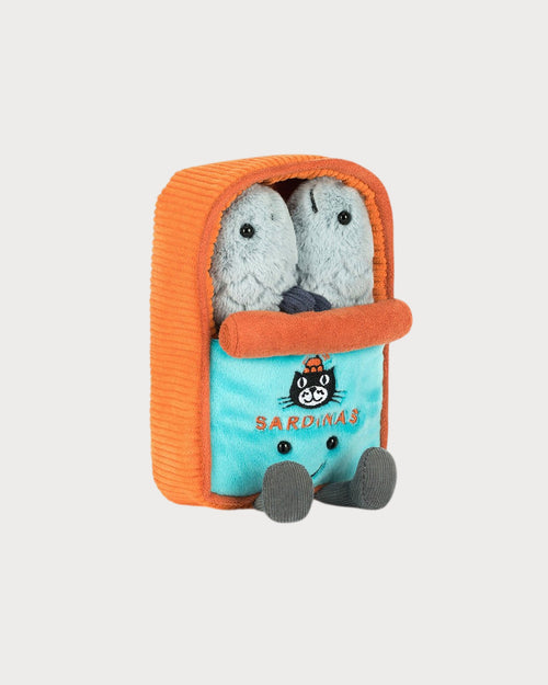 JELLYCAT Amuseables Sardine Tin | 可爱沙丁鱼罐头公仔 (橙色) - LondonKelly 英国名牌代购
