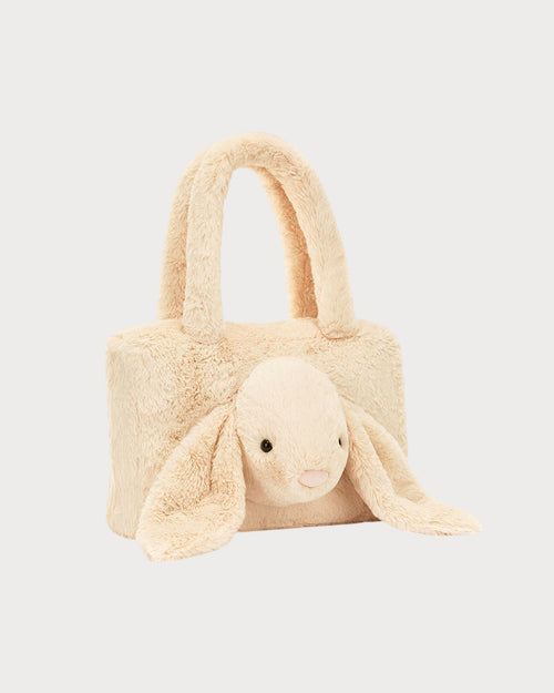 JELLYCAT Smudge Rabbit Tote Bag | 兔仔公仔手袋 (米色) - LondonKelly 英国名牌代购