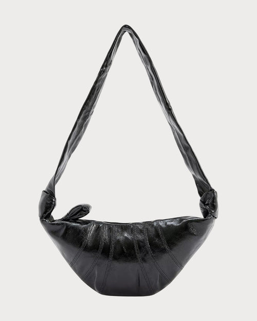 LEMAIRE Croissant Coated - Cotton Cross - Body Bag(Small/Black) - LONDONKELLY 英国名牌代购