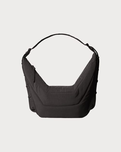 LEMAIRE Large Soft Game Bag In Water - Repellent Nylon Canvas | 防水手袋 (大碼/深啡色) - LONDONKELLY 英國名牌代購