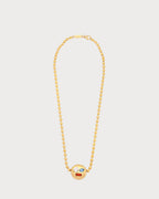LOEWE Anagram Pebble Necklace in Sterling Silver and Crystals | 罗意威 颈链 (多色) - LondonKelly 英国名牌代购
