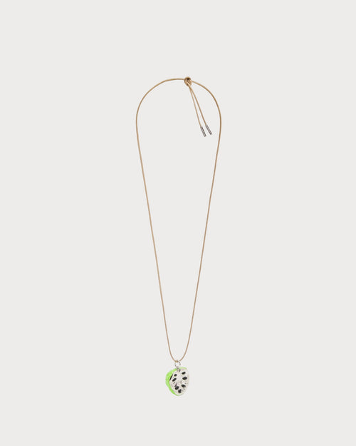 LOEWE Custard Apple Pendant eNcklace in Sterling Silver and Enamel | 罗意威 颈链 (金色) - LondonKelly 英国名牌代购