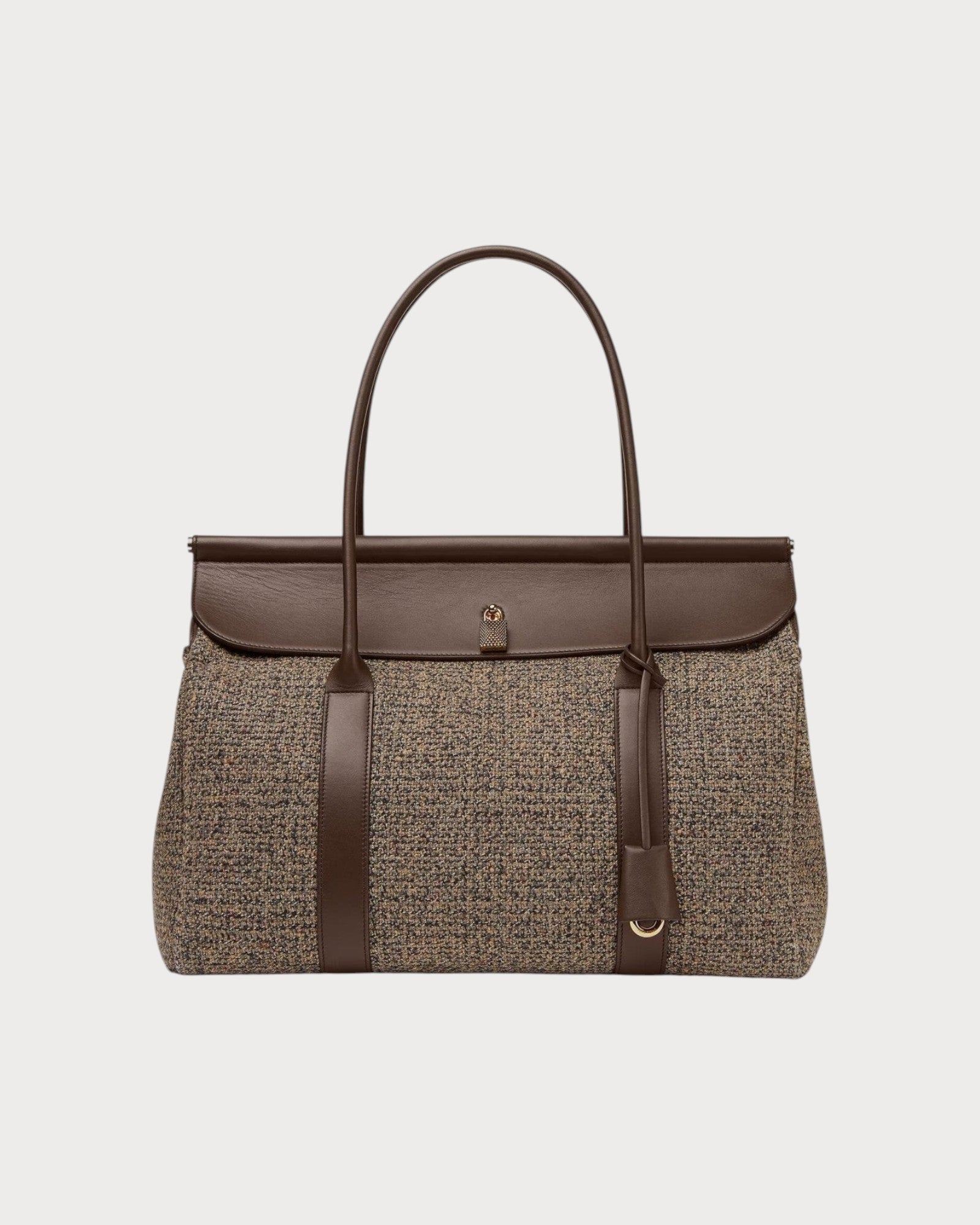 諾悠翩雅 Loom Bag L37 羊絨手袋(深啡色) | LONDONKELLY – LONDONKELLY