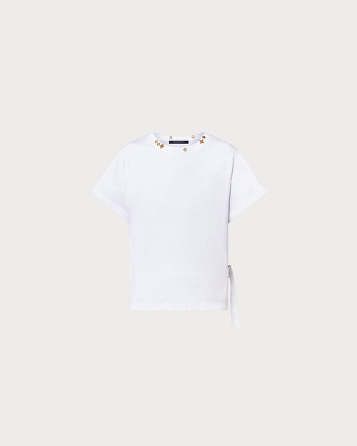 LOUIS VUITTON 1A4PF9 Side Strap T-Shirt | 路易威登 女装T恤 (白色) - LondonKelly 英国名牌代购