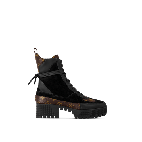 LOUIS VUITTON 1A4XY1 Women's Laureate Desert Boot | 路易威登 短靴 (啡黑色) - LondonKelly 英國名牌代購