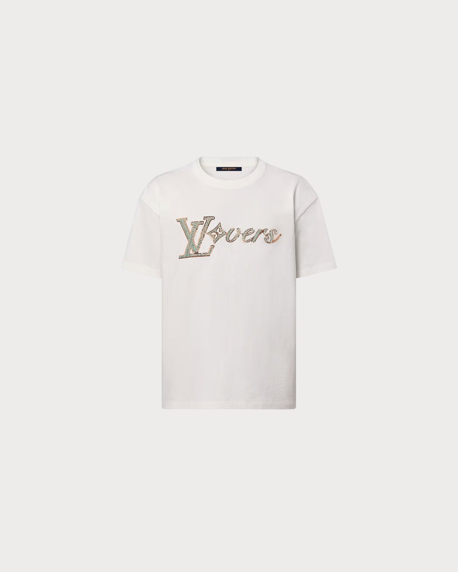 路易威登 1afr94 Embroidered Short-sleeved T恤 棉質(2色