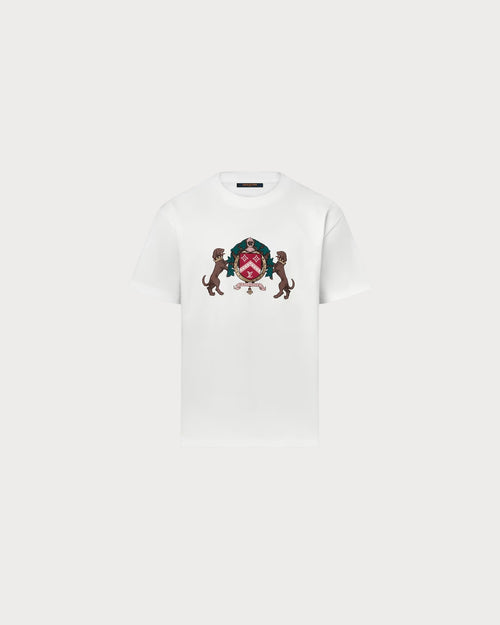 LOUIS VUITTON 1AGJZO Embellished Cotton T-Shirt | 路易威登 短袖上衣 (白色) - LondonKelly 英国名牌代购