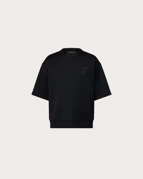 LOUIS VUITTON 1AGTT2 LV Embellished Jersey T-Shirt | 路易威登 男仕上衣 (黑色) - LondonKelly 英国名牌代购