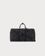 LOUIS VUITTON M40605 Men's Keepall Bandouliere 55 | 路易威登 男仕旅行袋 (黑色)