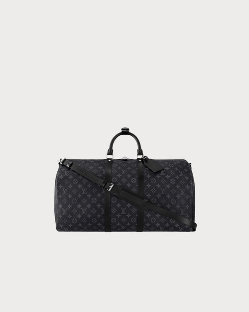 LOUIS VUITTON M40605 Men's Keepall Bandouliere 55 | 路易威登 男仕旅行袋 (黑色)