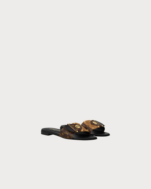 LOUIS VUITTON 1ACXG6 LV Frame Flat Mules | 路易威登 凉鞋 (啡色)
