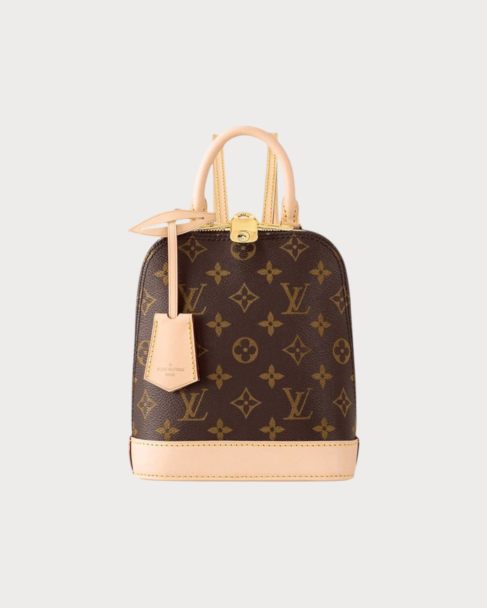 LOUIS VUITTON M47132 Alma Backpack Monogram Coated Canvas(Brown