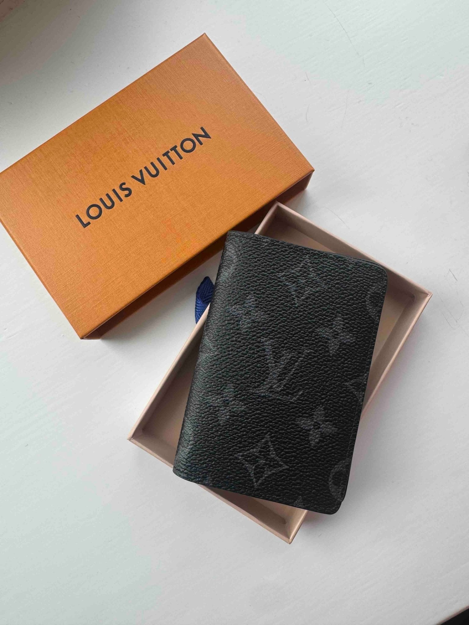 LOUIS VUITTON M61696 Pocket Organiser Canvas(Black) | LONDONKELLY