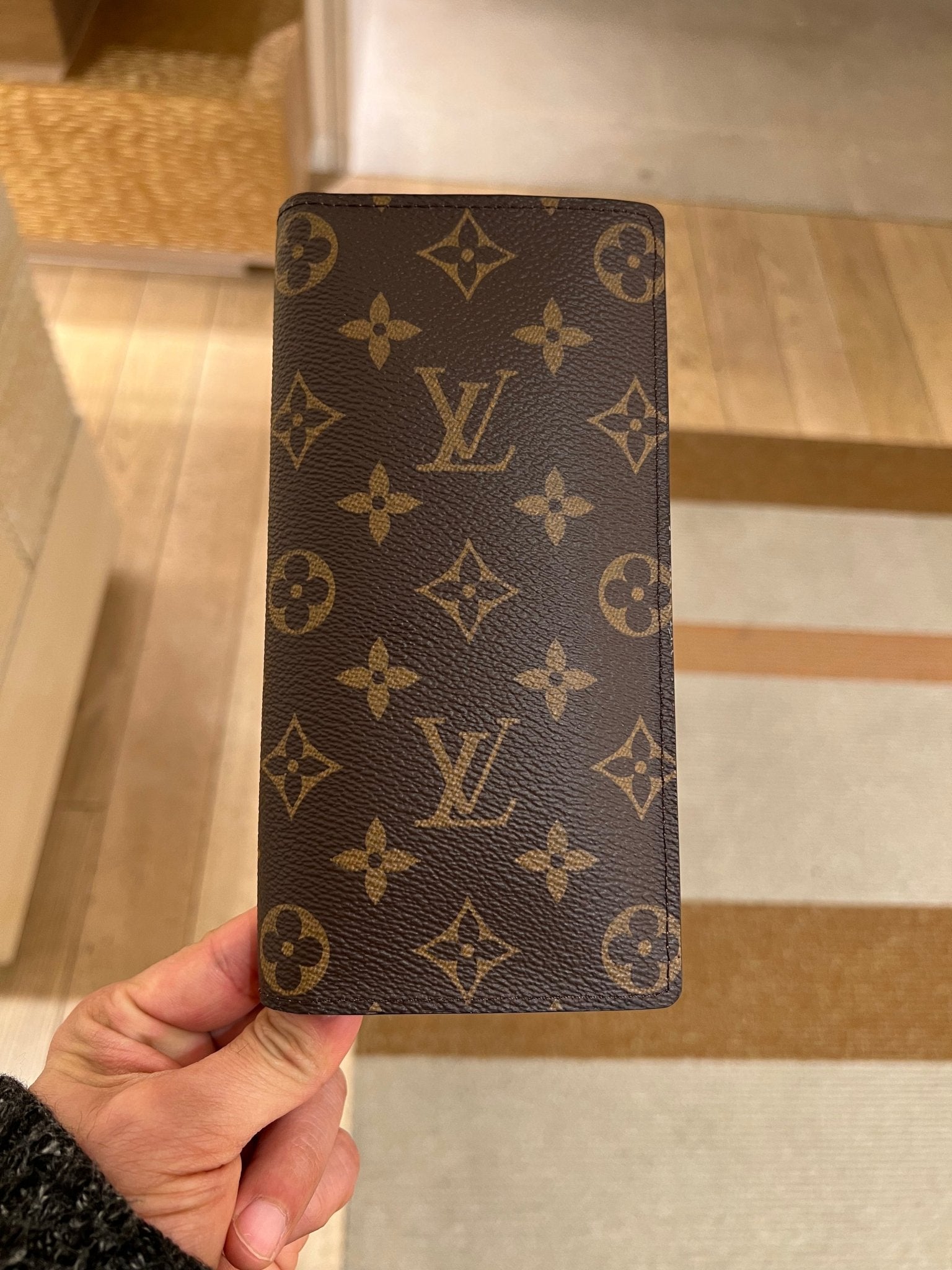 LOUIS VUITTON M66540 Men's Brazza Wallet Metal(Brown Monogram