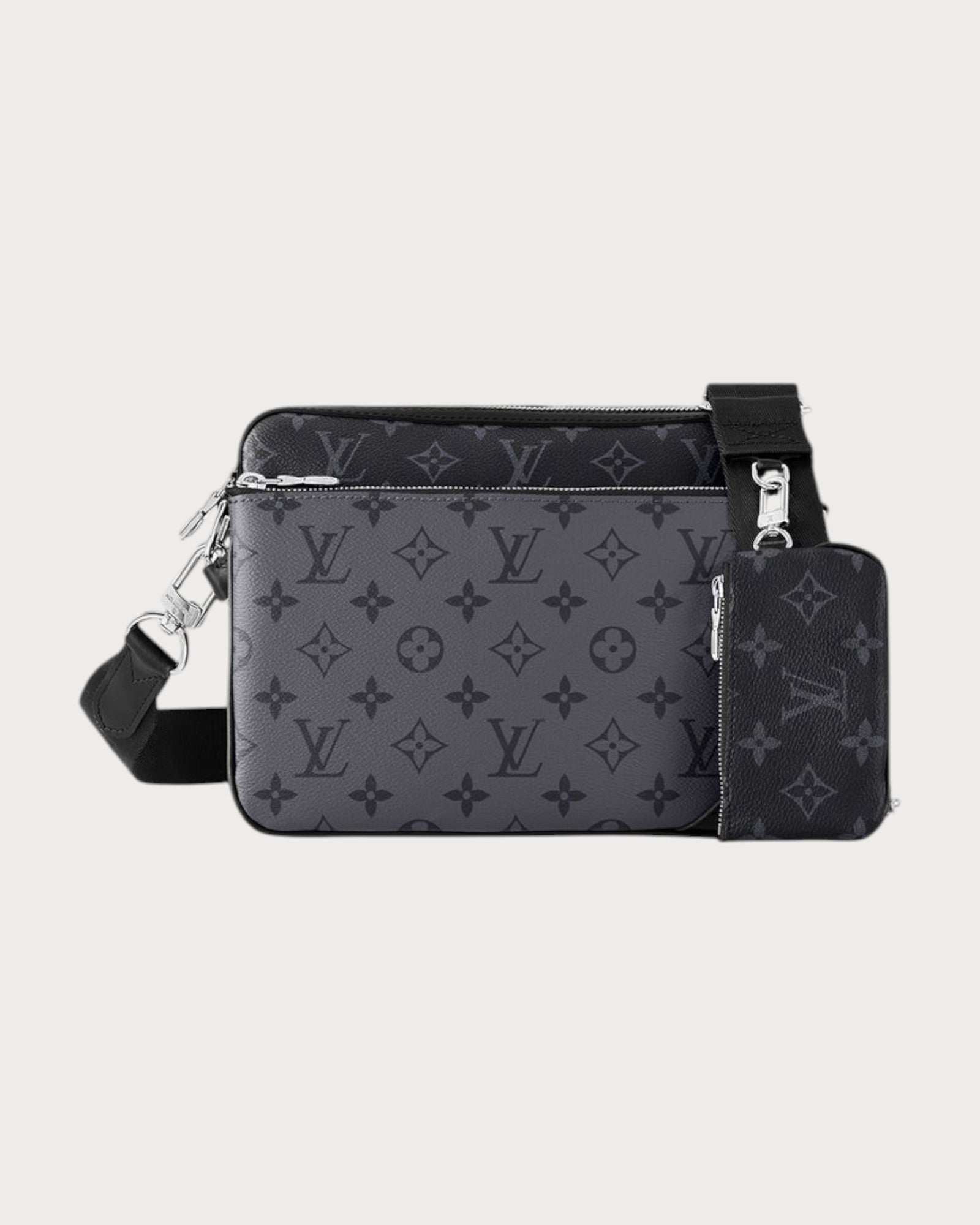 LOUIS VUITTON M69443 Trio Messenger Bag Monogram Canvas(Black