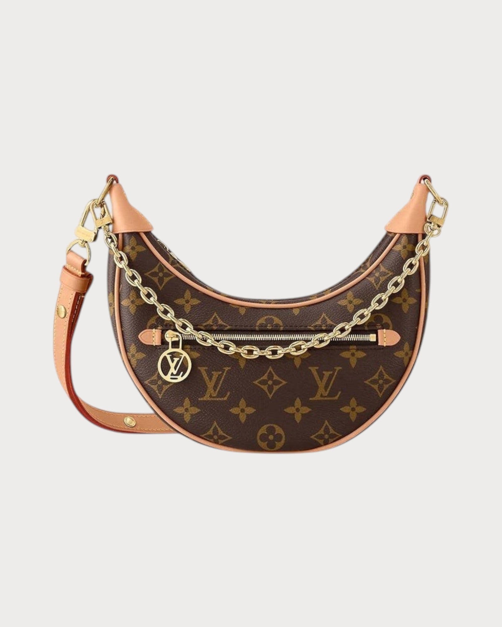 LOUIS VUITTON M81098 Loop Bag Monogram Coated Canvas(Brown