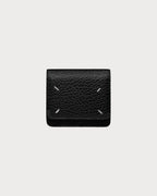 MAISON MARGIELA MM Black Leather Buttoned Chain Wallet | 銀包連鏈帶 (黑色) - LONDONKELLY 英國名牌代購