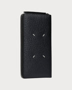 MAISON MARGIELA MM Four Stitches Zip - Around Wallet | 拉鍊銀包 (黑色) - LONDONKELLY 英國名牌代購