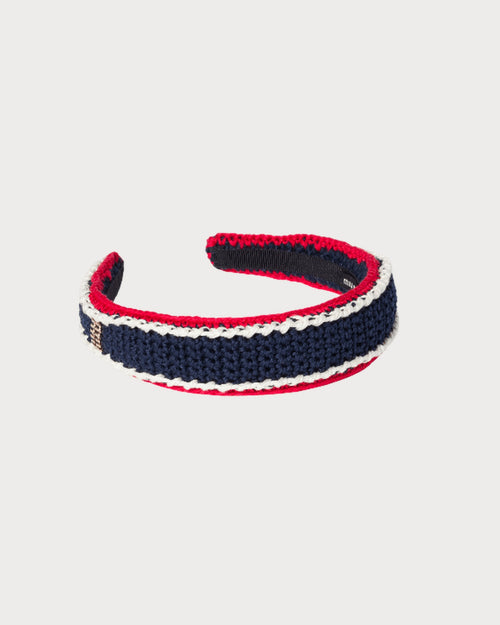 MIU MIU Crochet Hairband | 缪缪 钩织发带 (蓝色) - LondonKelly 英国名牌代购