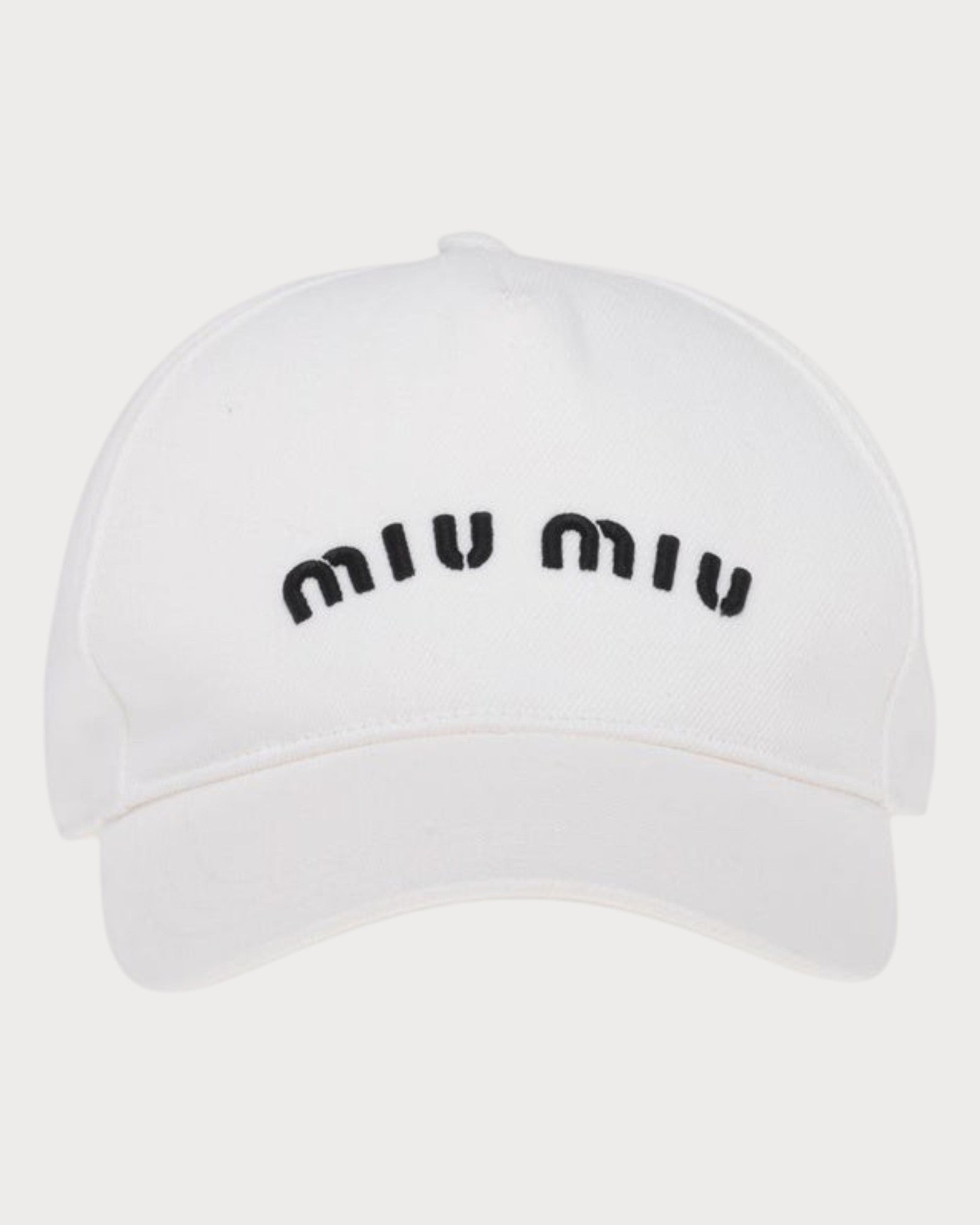 MIU MIU Drill Baseball Cap(White) | LONDONKELLY – LONDONKELLY 英國