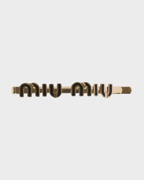 MIU MIU Enameled Metal Hair Clip | 缪缪 发夹 (多色) - LondonKelly 英国名牌代购
