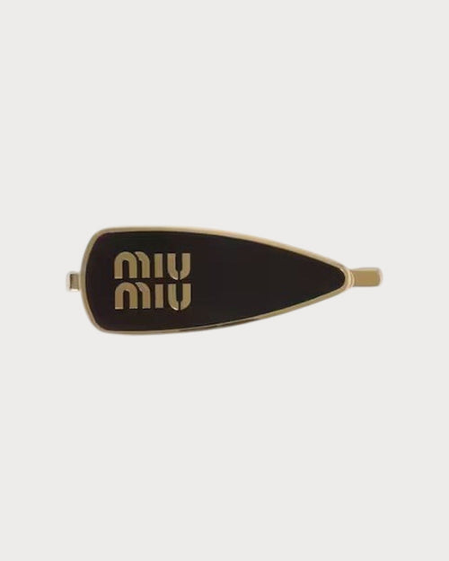MIU MIU Enameled Metal Hair Clip | 缪缪 发夹 (多色) - LONDONKELLY 英国名牌代购