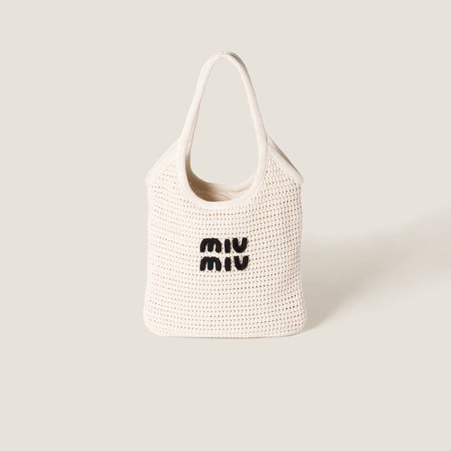 MIU MIU Ivy Raffia - Effect Woven Tote Bag | 繆繆 草編袋 (多色) - LondonKelly 英國名牌代購