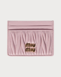 MIU MIU Matelasse Nappa Leather Card Holder | 缪缪 卡套 (多色) - LONDONKELLY 英国名牌代购