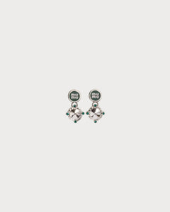 MIU MIU Metal Earrings with Crystals | 缪缪 耳环 (多色) - LondonKelly 英国名牌代购