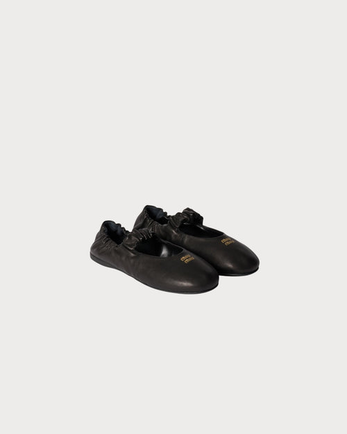 MIU MIU Ruches Nappa Leather Ballerinas | 缪缪 平底鞋 (多色) - LondonKelly 英国名牌代购