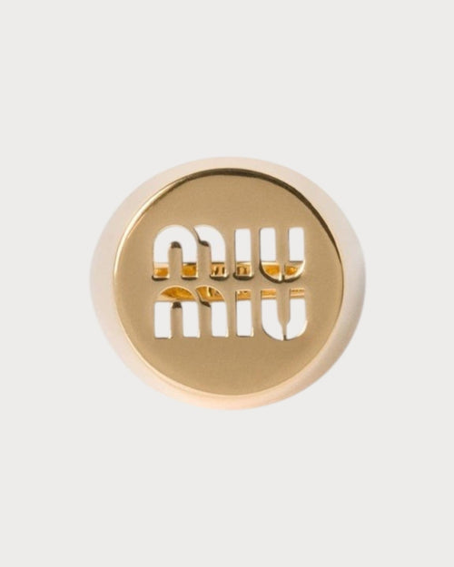 MIU MIU Signet Ring | 缪缪 戒指 (金色) - LONDONKELLY 英国名牌代购