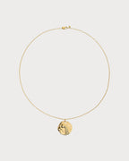 MONICA VINADER Aquarius Zodiac 18ct Yellow Gold Vermeil Pendant Necklace | 颈链 (金色) - LondonKelly 英国名牌代购