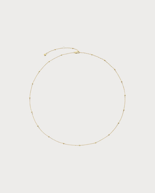 MONICA VINADER Beaded 14ct Yellow - Gold Chain Necklace | 頸鏈 (金色) - LondonKelly 英國名牌代購