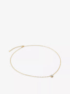 MONICA VINADER Essentials Large Lab - Grown Diamond Gold Vermeil Necklace | 頸鏈 (金色) - LondonKelly 英國名牌代購