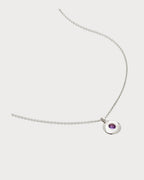 MONICA VINADER February Birthstone Sterling - Silver Necklace | 颈链 (银色) - LondonKelly 英国名牌代购