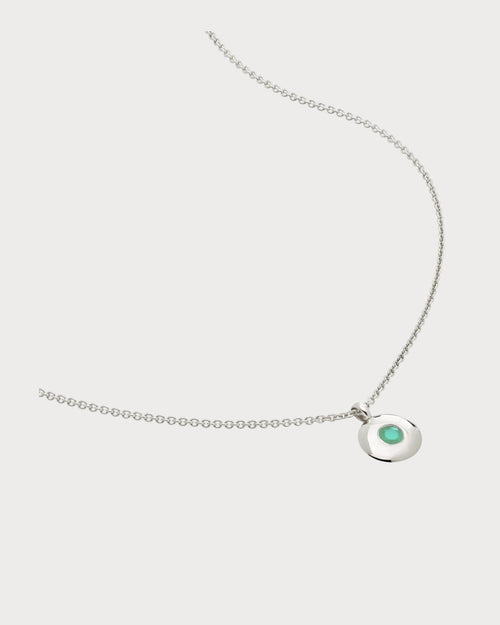 MONICA VINADER May Birthstone Sterling - Silver Necklace | 頸鏈 (銀色) - LondonKelly 英國名牌代購