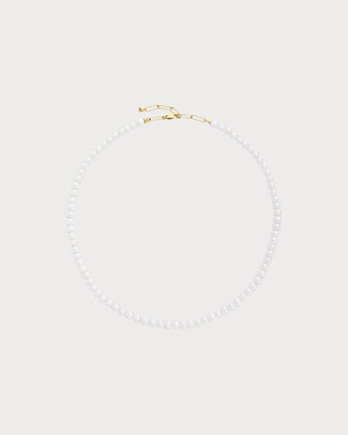 MONICA VINADER Nomade 18ct Yellow Gold Vermeil And Pearl Necklace | 珍珠頸鏈 (金色) - LondonKelly 英國名牌代購