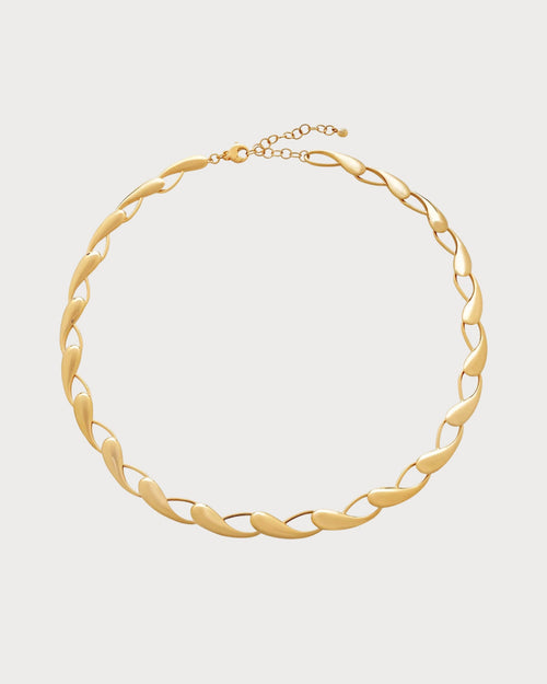 MONICA VINADER Nura 18ct Yellow - Gold Plated Vermeil Sterling Silver Choker | 頸鏈 (金色) - LondonKelly 英國名牌代購