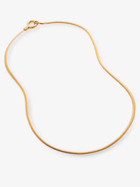 MONICA VINADER Snake Chain Gold Vermeil Necklace 50cm | 頸鏈 (金色) - LondonKelly 英國名牌代購
