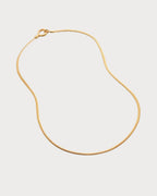 MONICA VINADER Snake Chain Gold Vermeil Necklace 50cm | 頸鏈 (金色) - LondonKelly 英國名牌代購