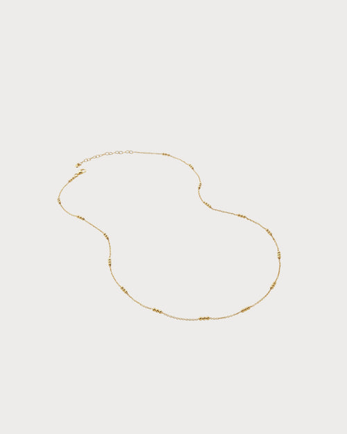 MONICA VINADER Triple - beaded 18ct Gold - Plated Vermeil Sterling - Silver Choker Necklace | 頸鏈 (金色) - LondonKelly 英國名牌代購
