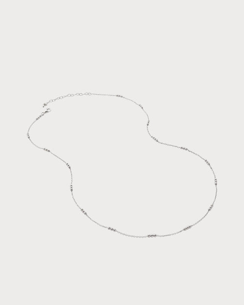 MONICA VINADER Triple - Beaded Sterling - Silver Choker Necklace | 頸鏈 (銀色) - LondonKelly 英國名牌代購